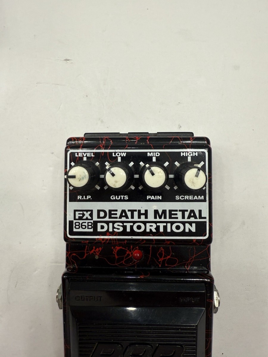 ギター DOD FX 86B DEATH L DISTORTION DOD Digitech FX86B Death Metal Distortion Vintage Guitar