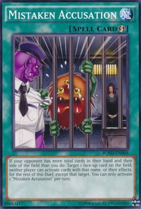 Mistaken Accusation - BOSH-EN068 - Common - Unlimited Edition x3 - Near Mint