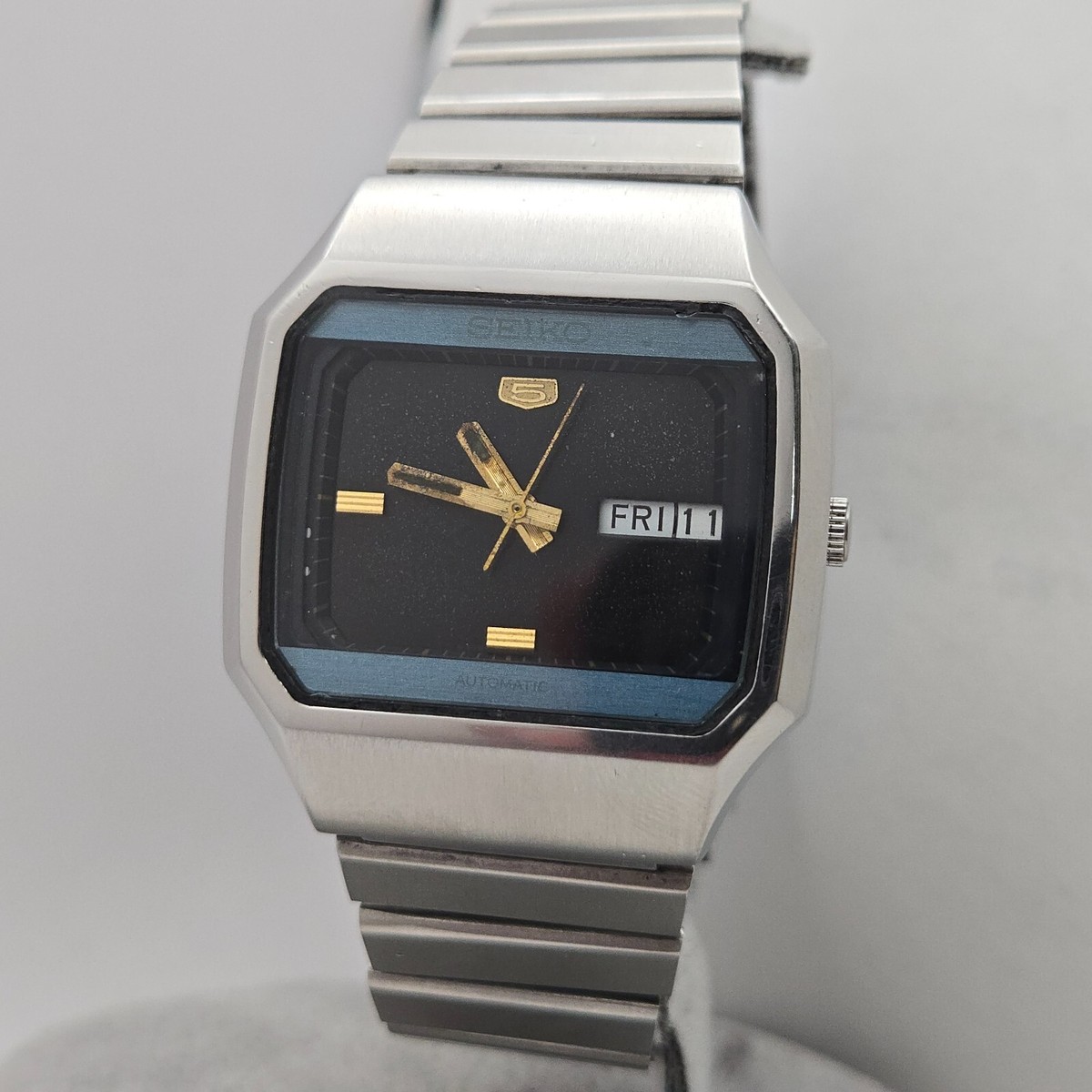 Vintage SEIKO 6309-564B men's automatic watch day/date February