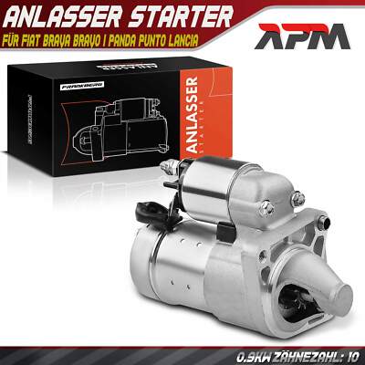 Anlasser Starter 0,9 KW für Fiat Brava Bravo I Panda Punto 176 Lancia Y 1.1-1.4L