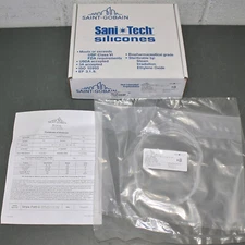 Sani-Tech Ultra Platinum Cured Silicone Tubing, 1/50" x 1/28" x 25ft, Bulk Hose