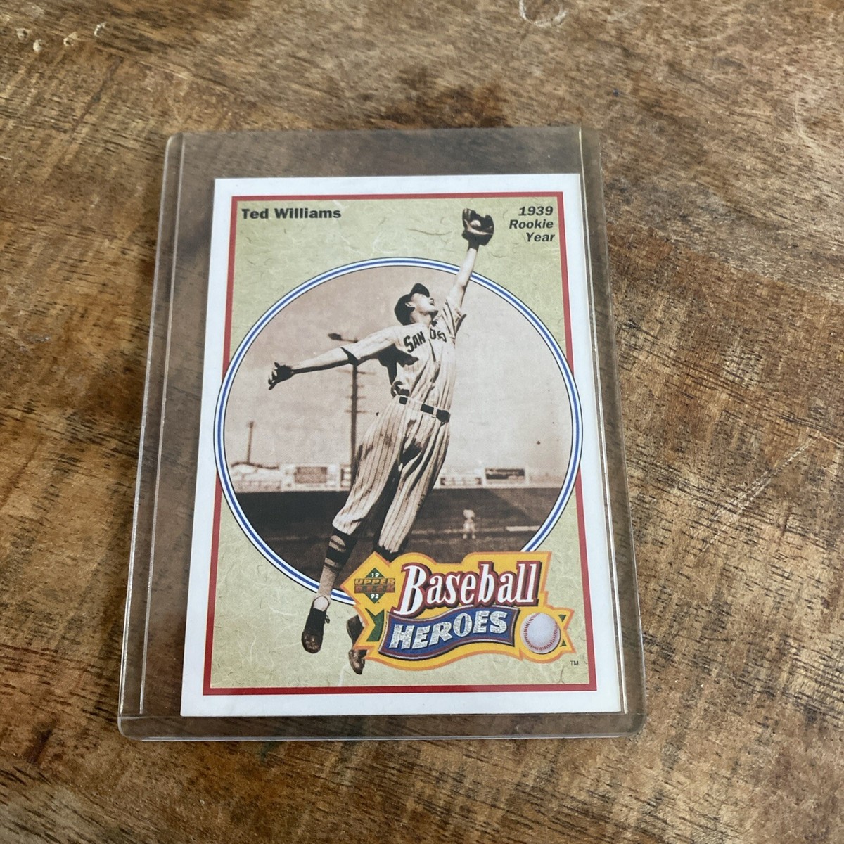1992 Upper Deck - Baseball Heroes Ted Williams 1939 Rookie