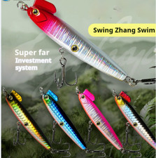 10PCS Fishing All Pelagic Road Runner Baits Iron Plate Metal Spinner Baits