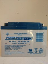 Power Sonic 12 V26 Ah Sealed Rechargeable Lead- Acid Model PS-12260 NB Battery
