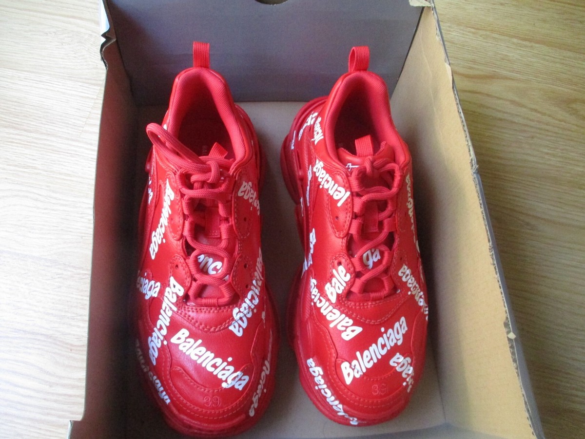 BALENCIAGA TRIPLE S TRAINER Rouge （赤） Balenciaga Sneakers Size 40 EU