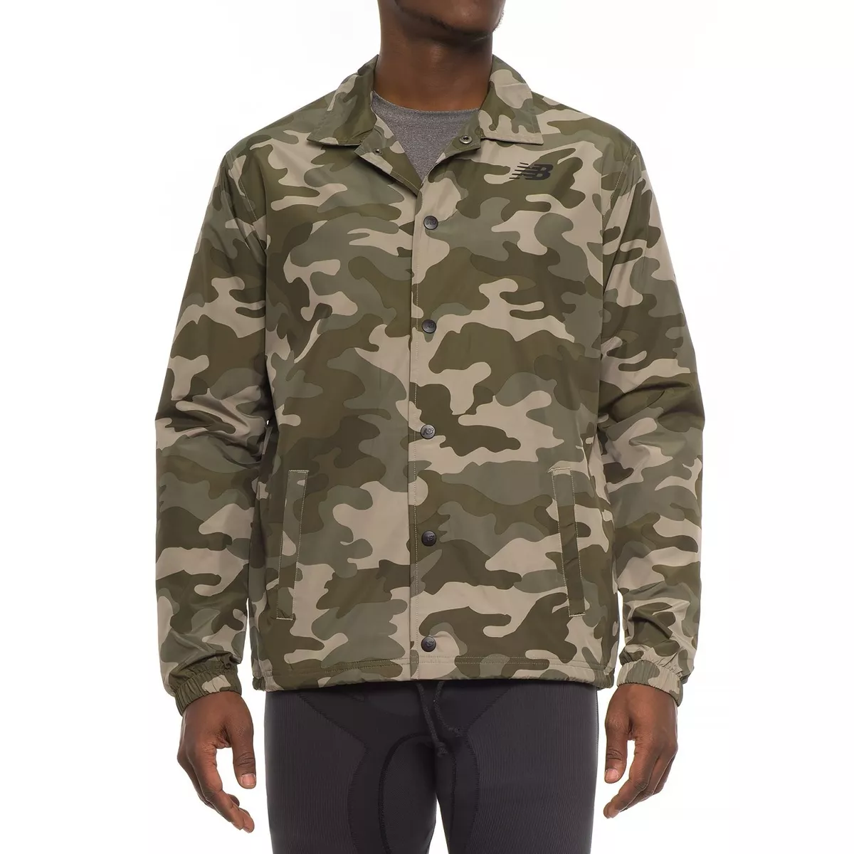 Krijgsgevangene Gemengd lamp NWT Men&#039;s New Balance Classic Coaches Jacket in Camo - XL | eBay