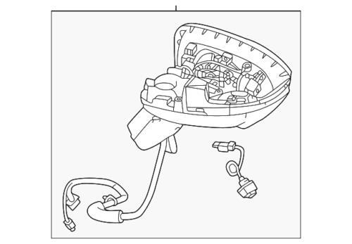 Genuine Nissan Mirror Assembly - Door - Right-Hand 96301-6RR2B - Bild 1 von 2