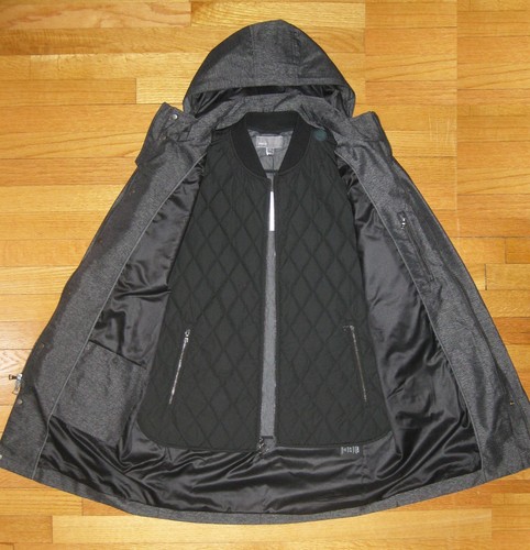 Vince Herren Melange Twill 3-in-1 Jacke & Weste - $ 645 UVP - Größe Medium - HEISS! - Bild 11 von 12