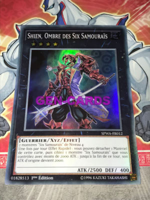 Yu Gi Oh Karte SHIEN, SCHATTEN DER SECHS SAMURAI SPWA-FR012