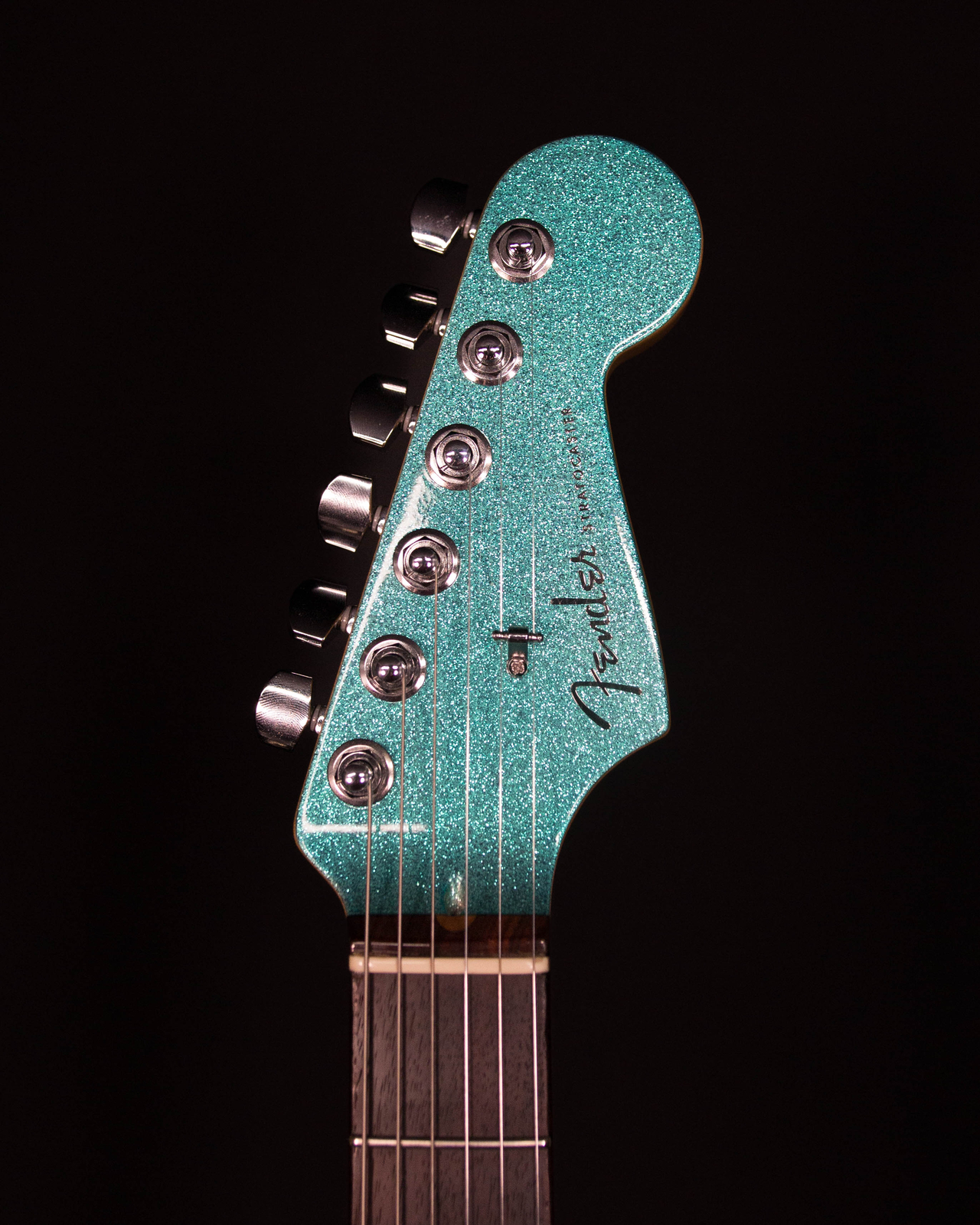 Fender Special Run Sparkle American Series Stratocaster, 2001, Teal Sparkle -