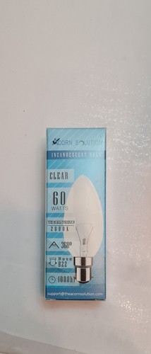 10 × Light bulb ACorn Solution Incandescent Bulb 220-240V B22 2800k 60w - Picture 2 of 2