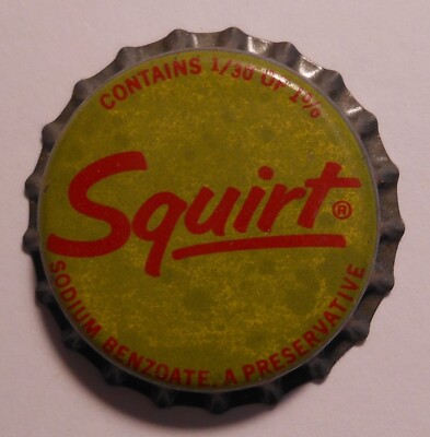 Vintage ''Old'' Squirt ..cork..unused..SODA BOTTLE CAP