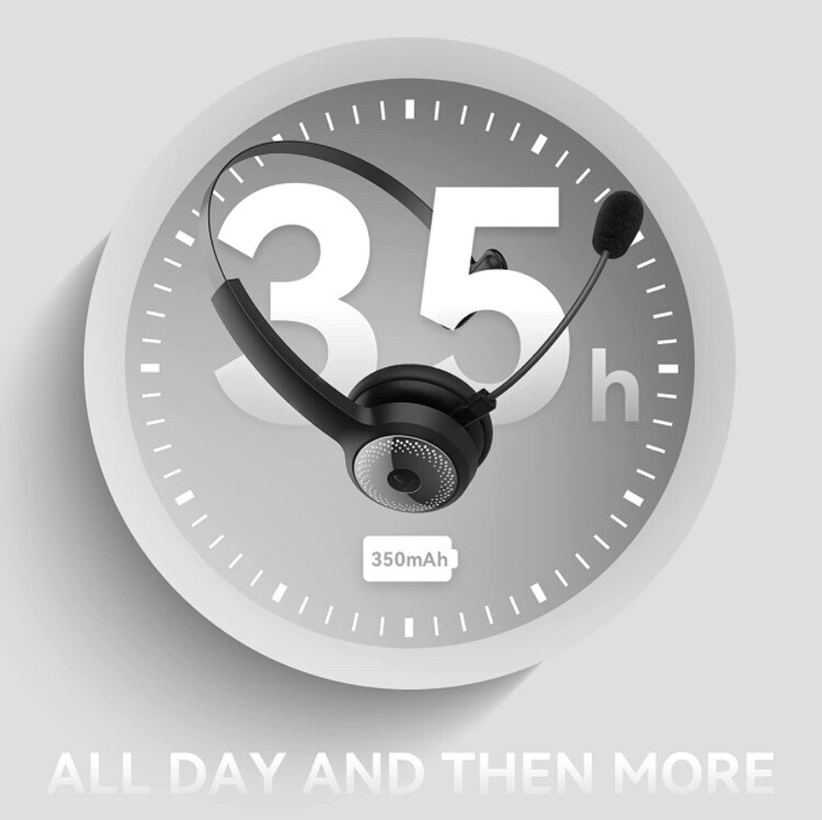 Bluetooth Headset with Noise Canceling Microphone BRAMMAR BM201 eBay