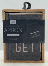krumbs Kitchen Elements Collection Apron - "let's get cooking"- Brand New in Box