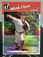 2023 Donruss Baseball Retro Career Stat Line #270 Mark Prior /351 Chicago Cubs