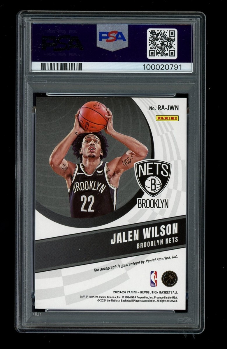 2023-24 Panini Revolution Jalen Wilson Rookie Auto PSA 10