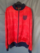 England Track Top Jacket. XL. Score Draw. Red Adults Football.