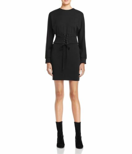 stella velour mini dress in black bardot Bardot Audrina Velvet Mini Dress Black