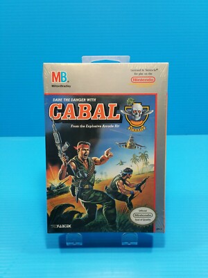 Brand new, Factory Sealed Nintendo NES Cabal game. H-Seam ,Hanger tag!