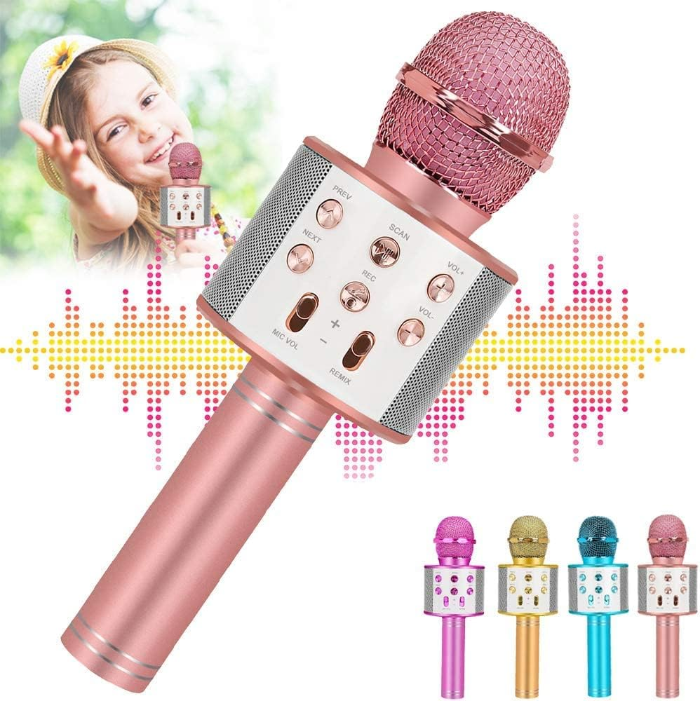 Juguetes divertidos para niñas de 3 a 12 años, micrófono para niños, micrófono de Karaoke, cumpleaños para niños de 5 a 12 años, micrófono de juguete para niños | en línea Juguetes divertidos para niñas de 3 a 12 años, micrófono para niños, micrófono de Karaoke, cumpleaños para niños de 5 a 12 años, micrófono de juguete para niños | en línea