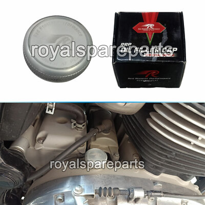 Fit Für Royal Enfield Gt & Interceptor 650 Aluminium Öl Für Kappe Silber