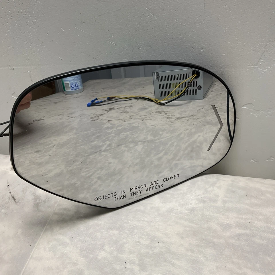 2012 GM CADILLAC ESCALADE SUV ESV EXT OEM PASSENGER RH TURN SIGNAL MIRROR GLASS - Image 2 of 4