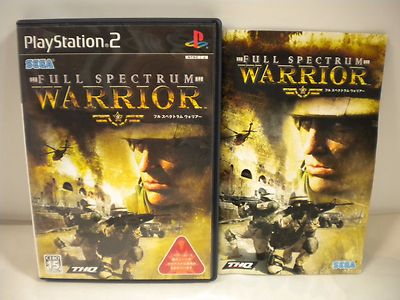 PlayStation2 -- Full Spectrum Warrior -- PS2. JAPAN GAME. 45521