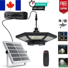 Modern Solar-Powered Indoor/Outdoor Lights with Motion Sensor and Remote Control