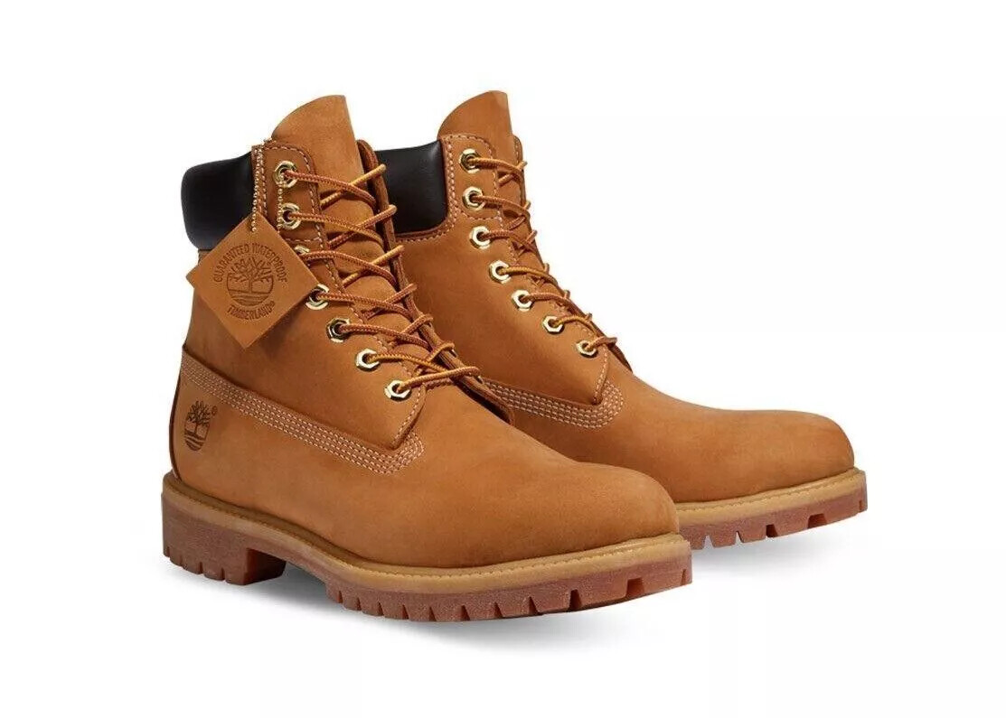 Timberland Men's Waterproof Leather Boots Rust Nubuck TB072066827