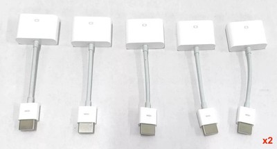 Lot of 10 Apple HDMI to DVI Adapter Cable MJVU2AM/A for MacBook/Mini Pro TESTED