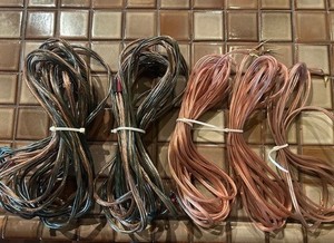2-ea. Vintage Monster Cable 12-Gauge 33-feet ea. Other Audiophile Speaker Wire