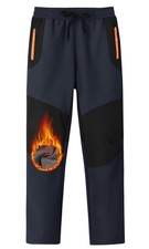 Fleece Lined Hiking Pants Boys Hiking Pants Winter Pants Waterproof Insulated...