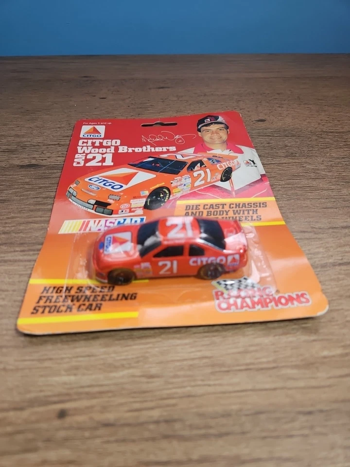 1996 Racing Champions No21 Майкл Уолтрип Wood Brothers Citgo промо 1:64 - Изображение 3 из 4