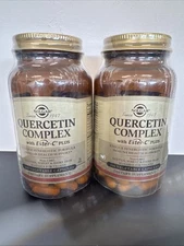 x2 Bottles Solgar Quercetin Complex with Ester-C Plus 100 Veg Caps NEW NIP