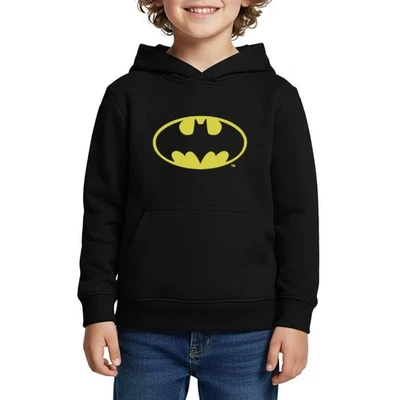 SPREADSHIRT DC Comics Batman Logo Gold Karneval REGULAR FIT Kinder/Teenager Premium Bio