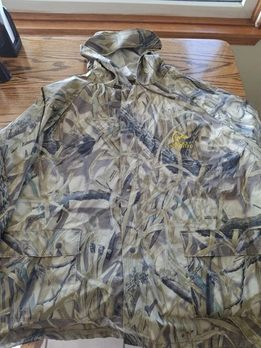 Stearns Dry Wear Ducks Unlimited Camo Rain Jacket Men's 3XL Waterproof Hunting - product listing photo