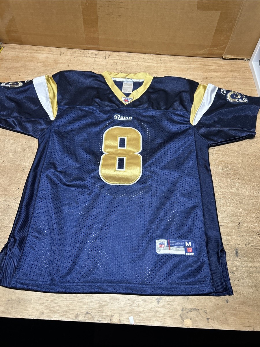 Vintage Sewn St Louis Rams Jersey Sam Bradford #8 Reebok YOUTH Med
