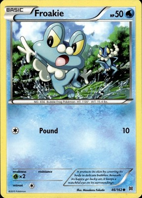 Pokemon TCG Card Froakie Water XY - BREAKthrough BKT 46/162 2015