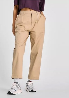 New Balance Boylston Twill Tapered Pant Sz M Stoneware