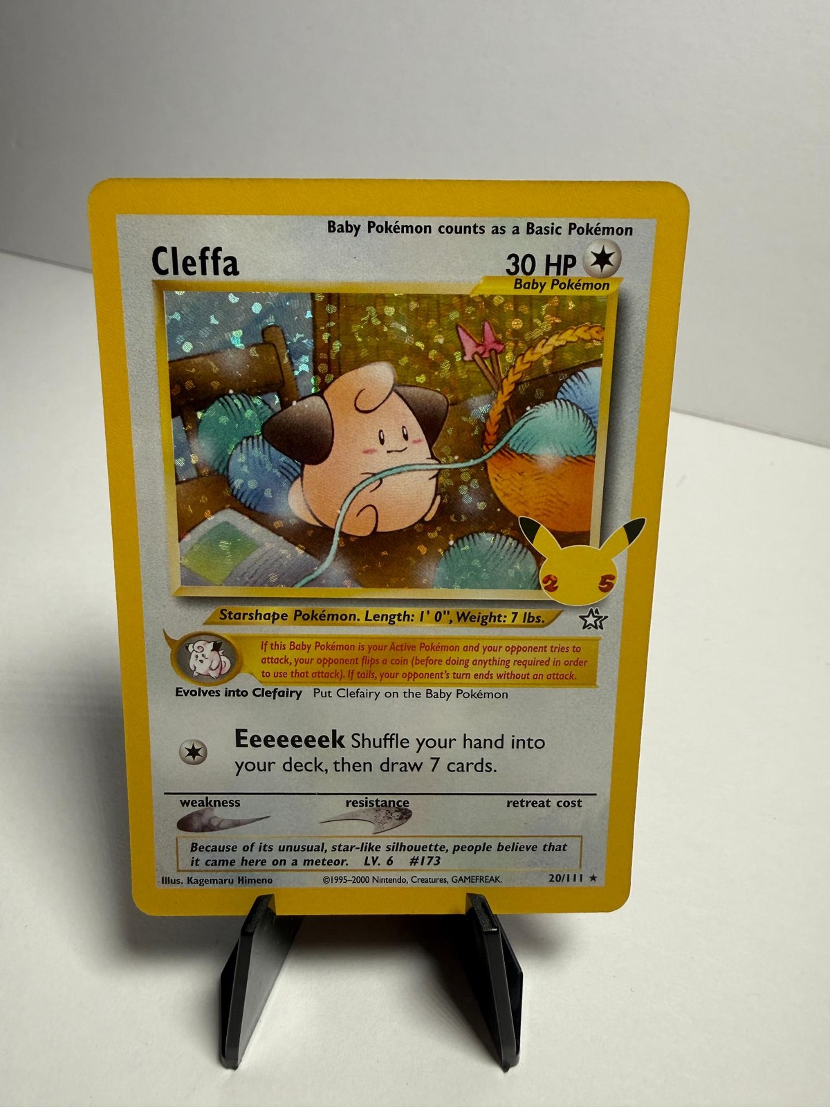 Cleffa 20/111 Celebrations: Classic Collection Pokemon Holo NM