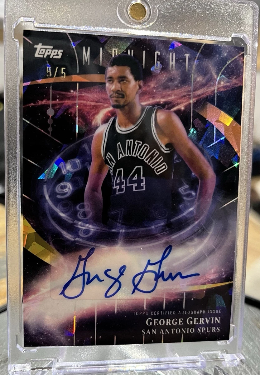 Topps George Gervin Basketball Serial Numbered Sports Trading