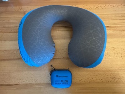 Sea to Summit Aeros Premium Traveller Pillow Navy Blue Inflatable