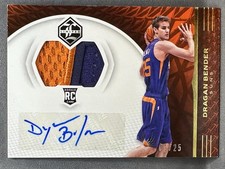 Dragan Bender 2016-17 Panini Limited Spotlight Gold #132 Rookie Jersey Auto /25
