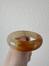 Natural Agate Bangle Bracelet All Natural Agate 59.6mm