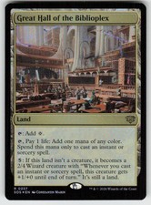 Great Hall of the Biblioplex #257 Secrets of Strixhaven MTG Foil NM