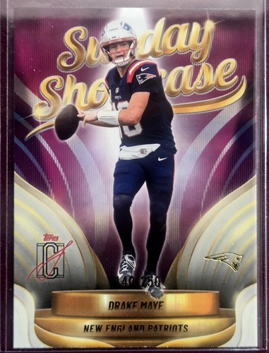 2025 Topps Signature Drake Maye Base (RAW)