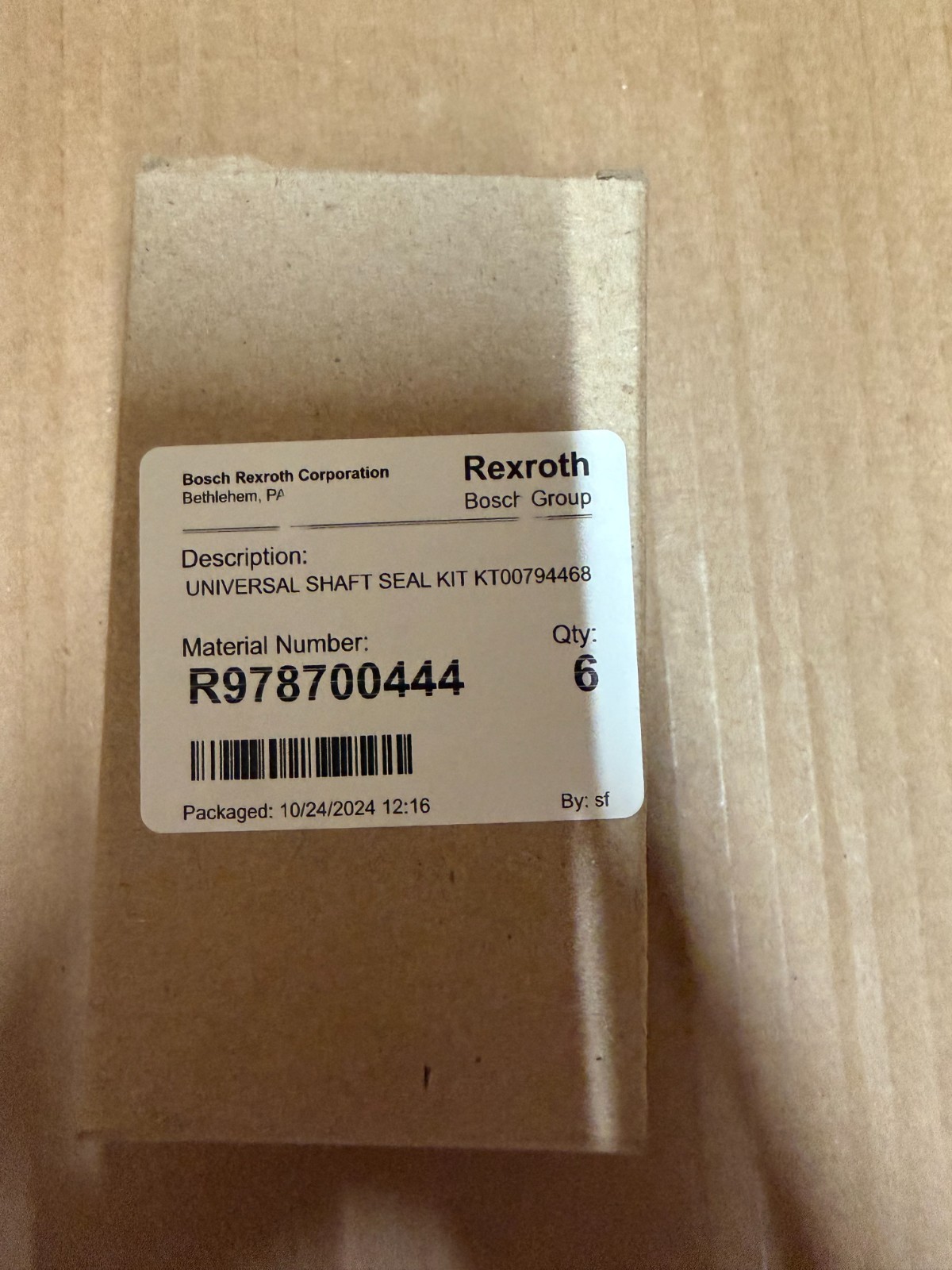 Bosch R978700444 794468 SEAL KIT