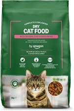 Dry Cat Food Salmon Tuna Vegetables 3Kg Balanced Pet Nutrition Natural Vitamins 2.97 per kilo