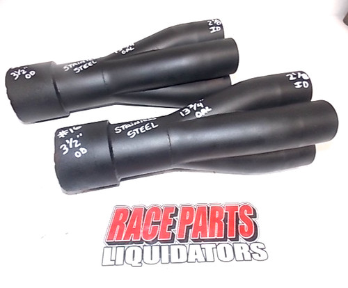 Stainless steel Header Merge Collector 2 1/8" in 3 1/2 " out ProFab race #16