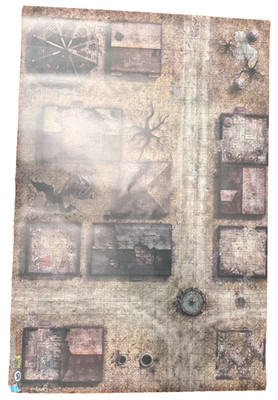 Gale Force Nine: Abandoned Hamlet - 30''x 20'' - Dungeons and Dragons Map